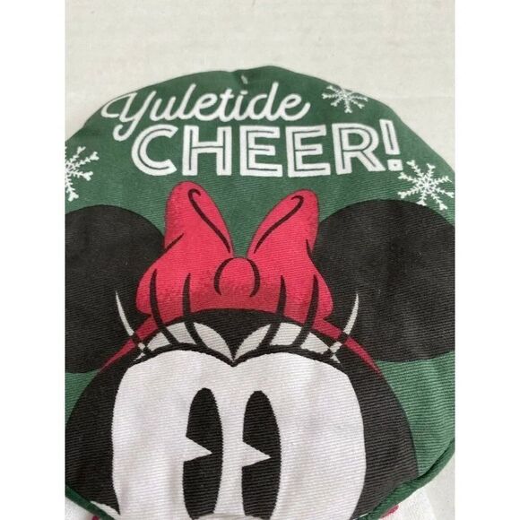 Disney Minnie Mouse Christmas Holiday Hanging Towel Pot Holder Yuletide Cheer - Picture 2 of 7